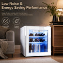 Advwin 46L Digital Mini Beverage Cooler w/ Interior Light