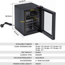 Advwin 60L Upright Freezer with LED Interior Light