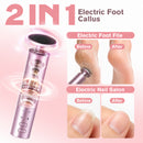 Advwin 2-IN-1 Foot Callus Remover 6-Speed Control
