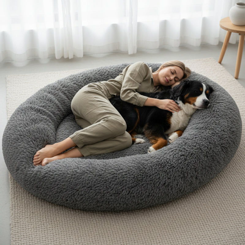 Advwin Human-Size Dog Bed 168x152x20.5cm Fits Adult and Pet
