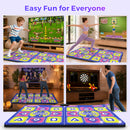 Advwin Double Dance Mat 2 Player Wireless Dance Game Mat