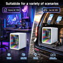 Advwin 20L Mini Fridge with LED Light for Bedroom