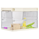 Advwin Foldable Transparent Hamster & Guinea Pig Cage