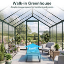 Advwin Walk-in Greenhouse w/ Sliding Door 2.52x1.9x1.84m