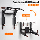 Advwin Wall Mounted Pull Up Bar & Dip Station