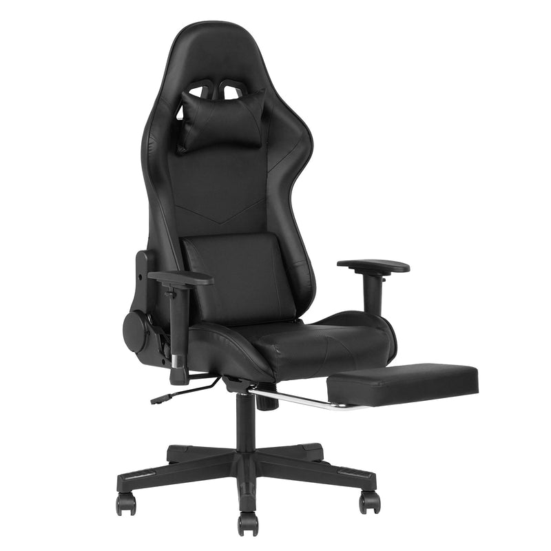 Advwin Gaming Chair Recline 180° Ergonomic Chair with Footrest