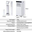 Advwin 4-in-1 2Kw Portable Air Conditioner
