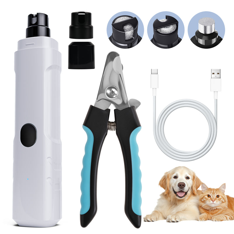 Advwin 3-Speeds Pet Dog Nail Grinder Set