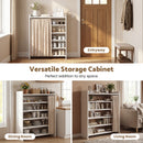 Advwin Shoe Storage Cabinet with Cover 5-Tier