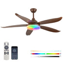 Advwin 52'' Ceiling Fan with RGB Light