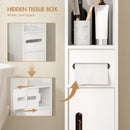 Advwin Slim Bathroom Storage Cabinet with Drawer