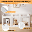 Advwin Indoor Pet Playpen with 12 Clear Panels
