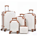 Advwin 2/3/5 Piece Hardside Luggage Set w/ 360° Spinner Wheels