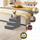 Advwin 4-Step Pet Stairs with Removable Washable Cover