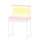 Advwin 80cm Small Desk w/ Monitor Stand & Pegboard