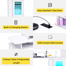 Advwin Manicure Table Dust with Dust Collector LED Light