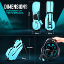 Advwin 7-Way Golf Stand Bag w/ Full-Length Dividers