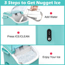Advwin Nugget Ice Maker Countertop with Self-Cleaning