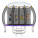 Advwin 12FT Outdoor Trampoline for Kids w/ Sprinkler