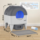 Advwin 90L Automatic Cat Litter Box Self Cleaning