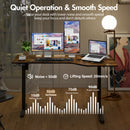 Advwin L-Shaped Electric Standing Desk 140x80cm