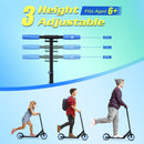 Advwin Kick Scooter Folding Scooter 3 Adjustable Height