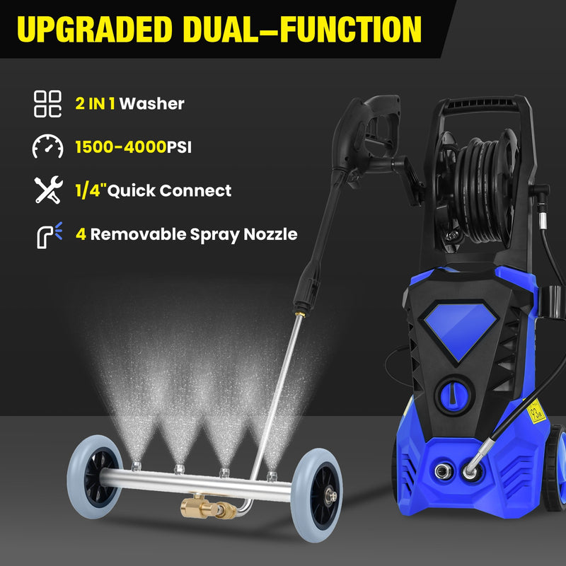 Advwin 2-in-1 Pressure Washer Surface Cleaner 16"