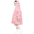 Advwin Oversized Sherpa Wearable Blanket Hoodie Kids