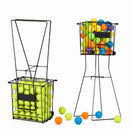 Advwin Portable Tennis Ball Hopper w/ 70-Ball Capacity