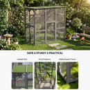 Advwin 181x98x181cm Large Catio Outdoor Cat Enclosure