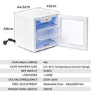 Advwin 46L Digital Mini Beverage Cooler w/ Interior Light