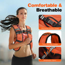 Advwin Adjustable 5kg Weighted Vest Orange