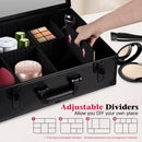 Advwin Makeup Bag with Tempered LED Mirror