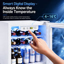 Advwin 46L Digital Mini Beverage Cooler w/ Interior Light