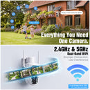 Advwin 2K Solar Security Camera w/ WiFi & Night Vision