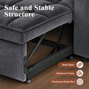 Advwin 3-in-1 Velvet Convertible Sofa Bed