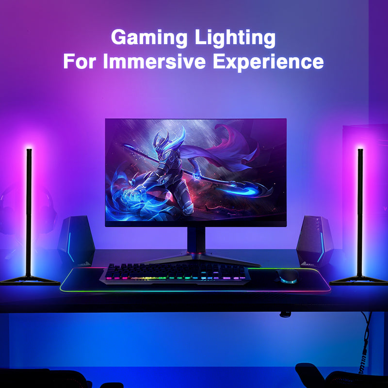Advwin Smart LED Corner Floor Lamp RGB 139cm