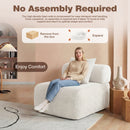 Advwin Armless Modular Sofa Corduroy Cloud Chair