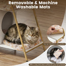 Advwin Cat Litter Box Enclosure Cabinet Furniture