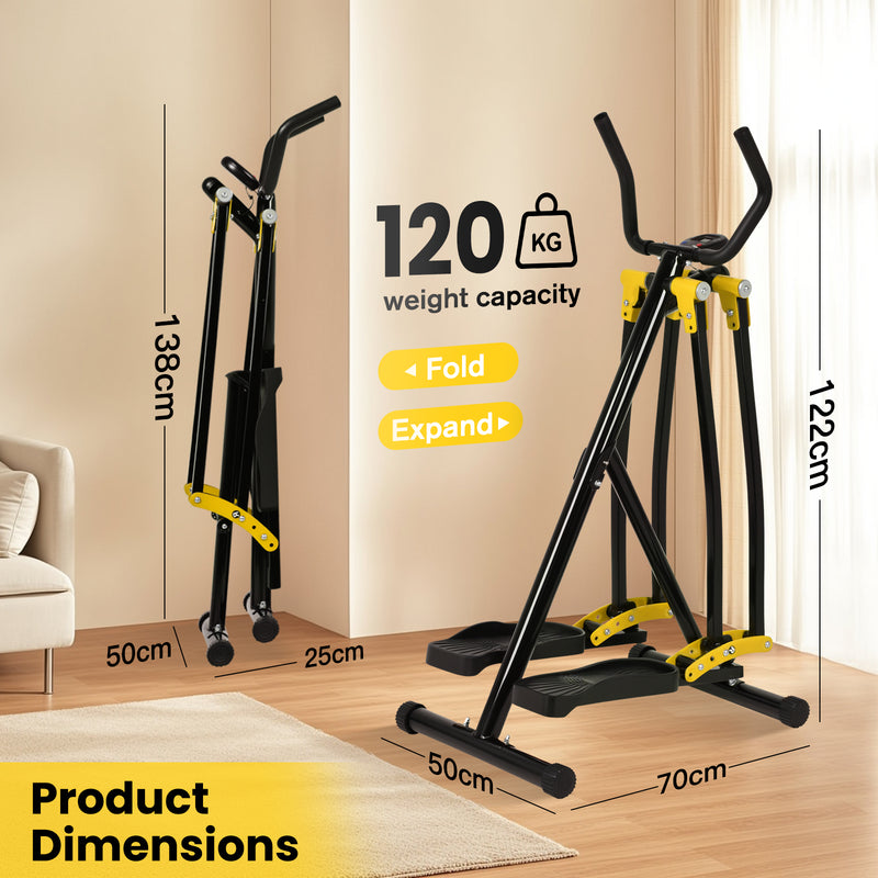 Advwin Air Walker Exercise Machine Foldable Fitness Glider