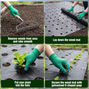 Advwin Weed Control Mat with Holes High Permeability