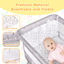 Advwin 3-in-1 Baby Bassinet Adjustable Bedside Crib