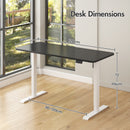 Advwin Electric Standing Desk with Memory Lifting 120cm