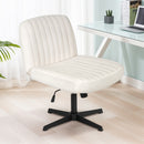 Advwin Armless Office Chair Criss-Cross No Wheel