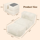 Advwin Bean Bag Floor Sofa w/ High-Density Foam