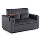 Advwin 3-in-1 Velvet Convertible Sofa Bed