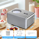Advwin Ice Cream Maker with Built-in Compressor