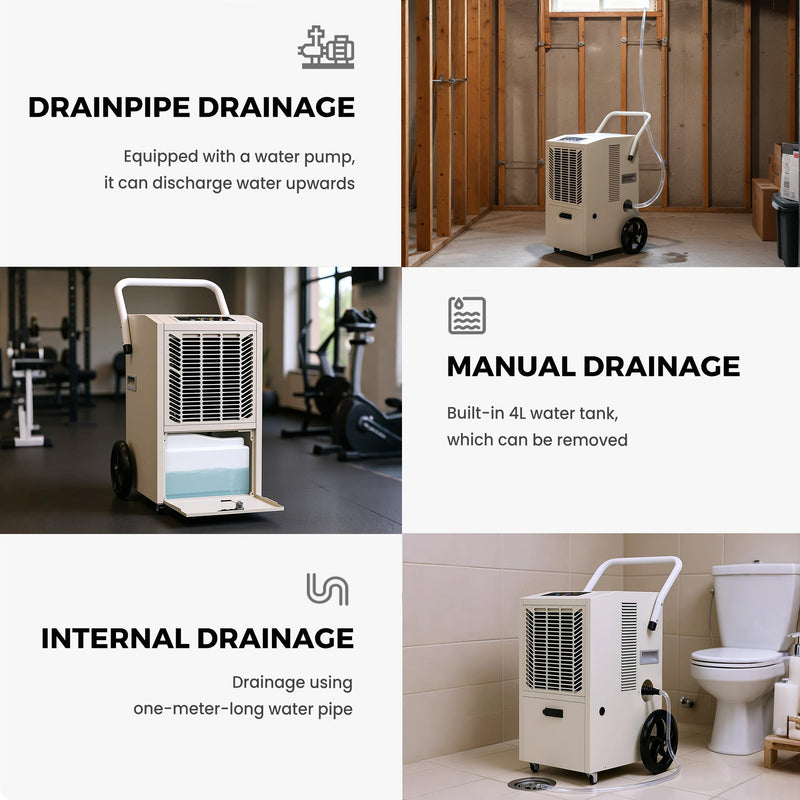 Advwin 50L Commercial Dehumidifier White