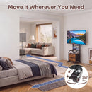 Advwin Mobile Rolling TV Stand w/ Wheels for 32‑55 Inch TV