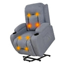 Advwin Power Lift Recliner 8 Point Massage Chair Heating